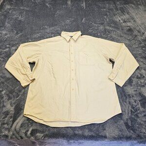 Polo by Ralph Lauren Lowell Sport 100% two ply Cotton Button up Shirt mens XL